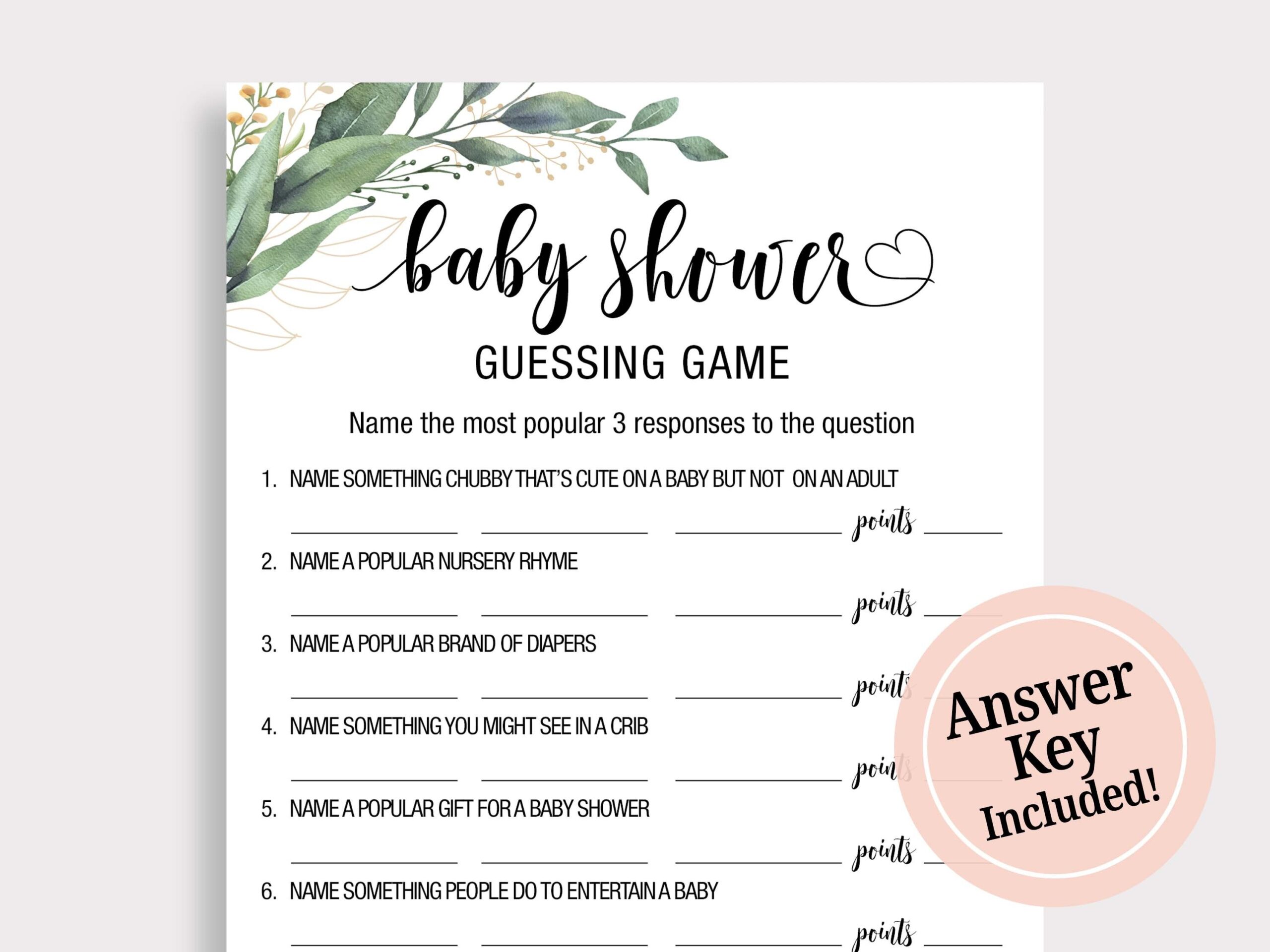 free printable guessing games
