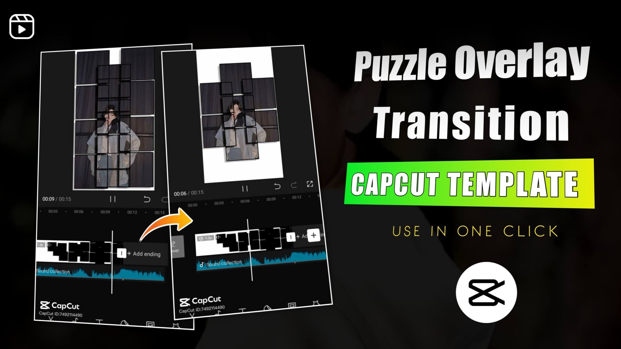 CapCut Editor Puzzle Overlay Transition Template Archives Rajan Editz