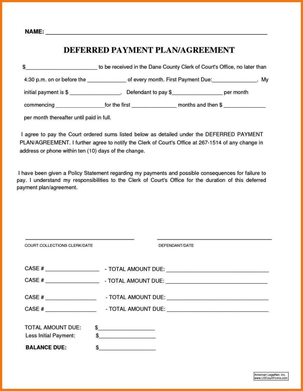 Car Payment Plan Agreement Template SampleTemplatess SampleTemplatess