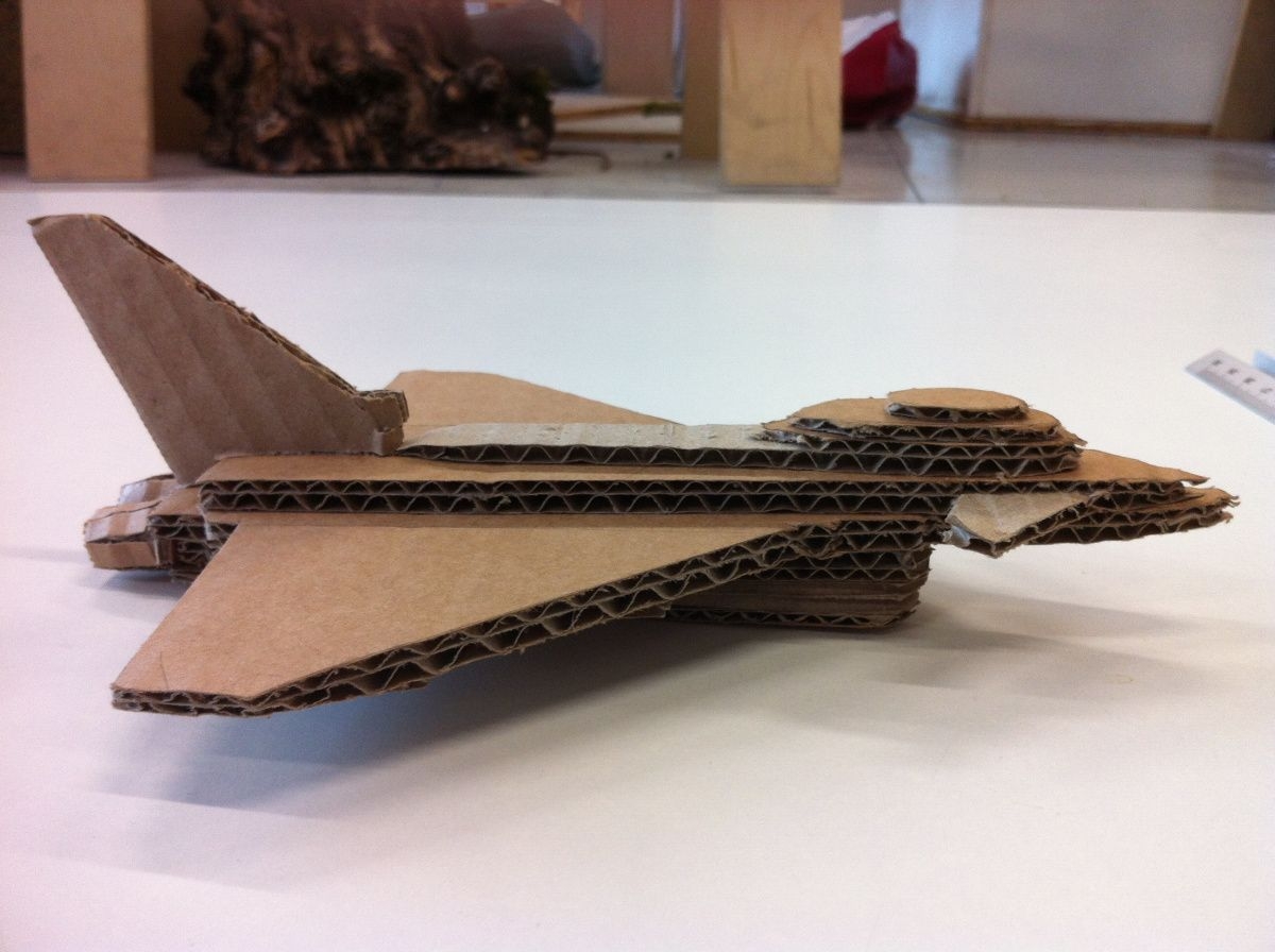 Cardboard Plane Template