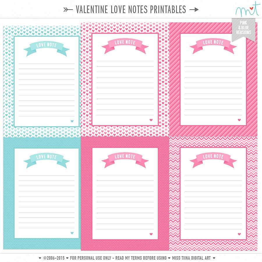 Cards Printable Reasons Why I Love You Printable Template Free 