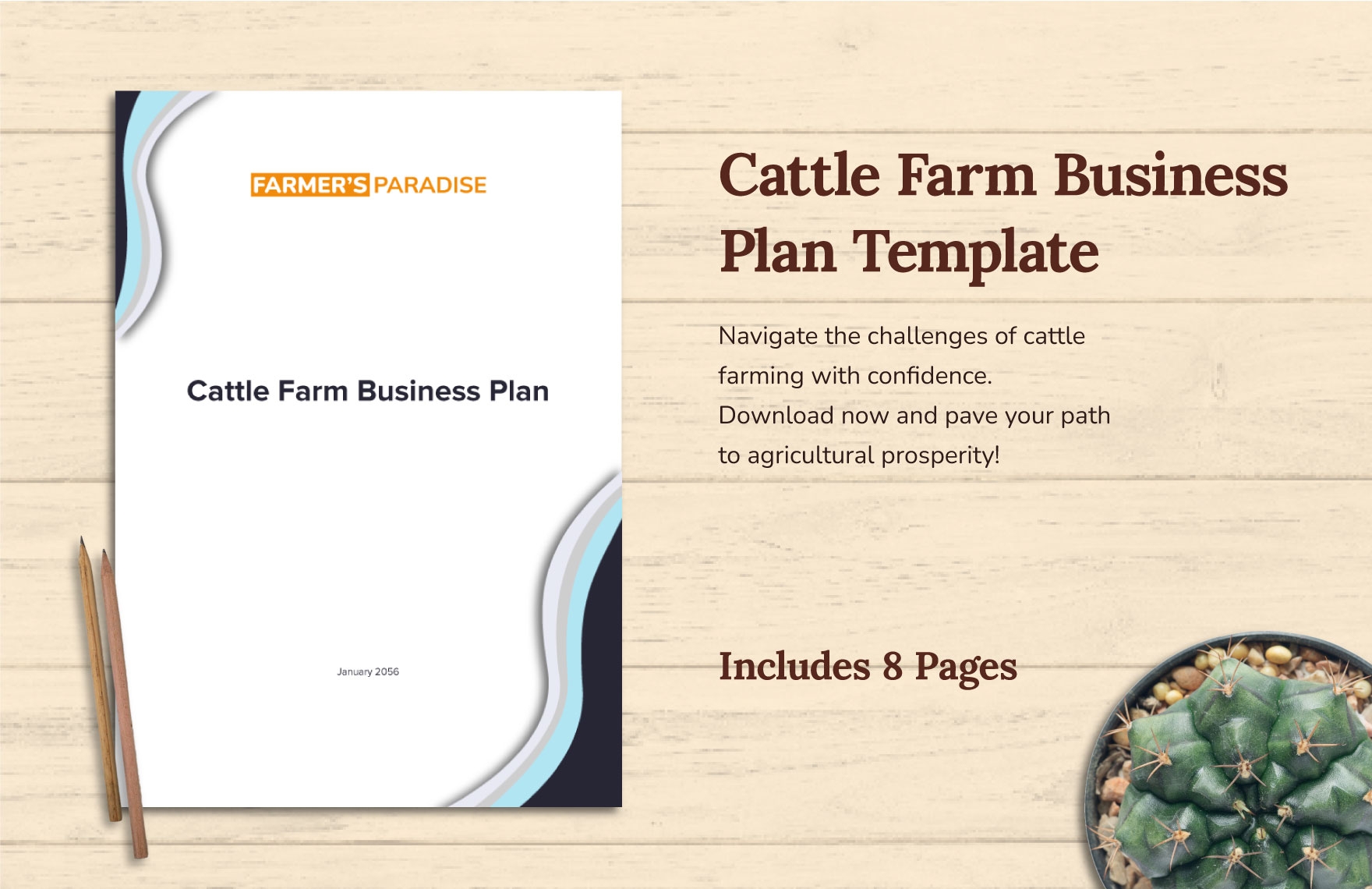 Cattle Farm Business Plan Template In PDF Word Google Docs Download 