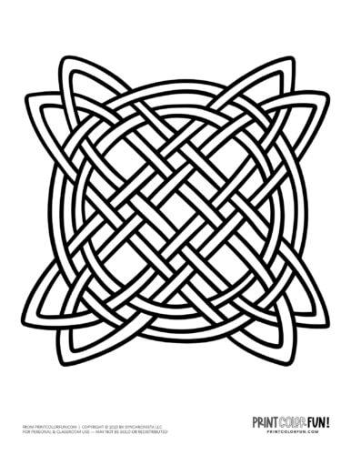 Celtic Knot Coloring Pages GetColoringPages Worksheets Library