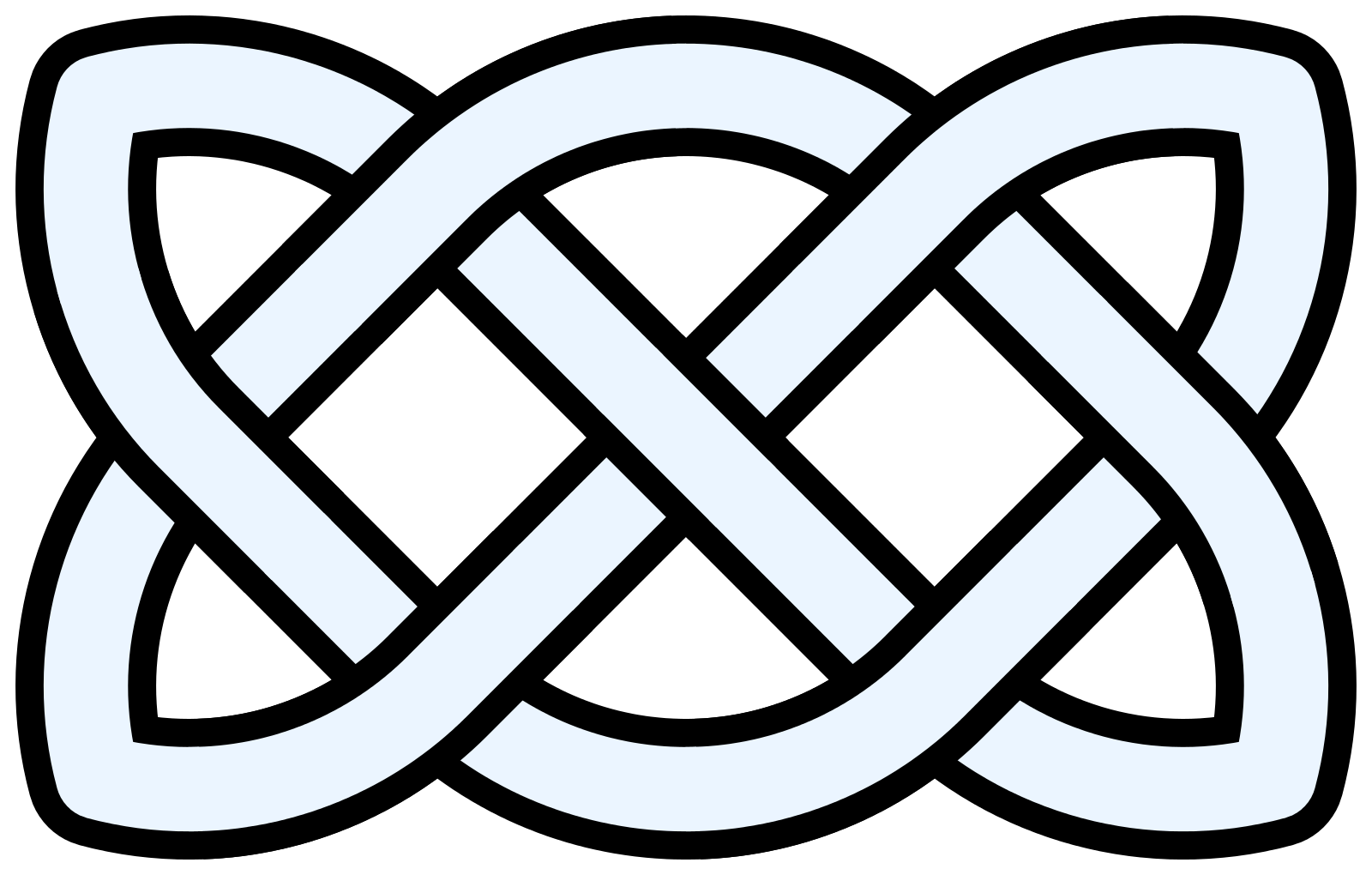 Celtic Knot Linear 7 Crossings
