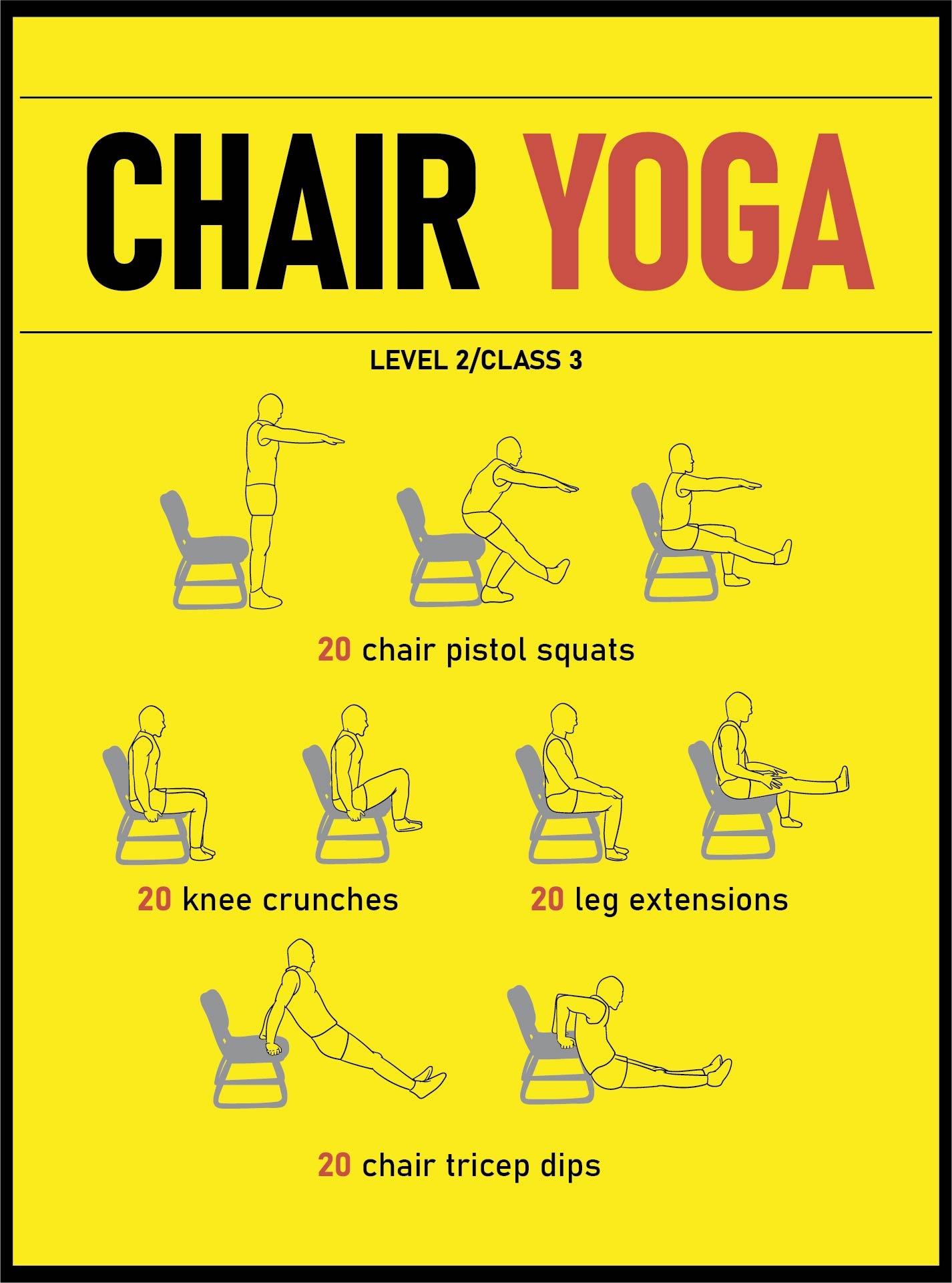 Chair Exercises 10 Free PDF Printables Printablee