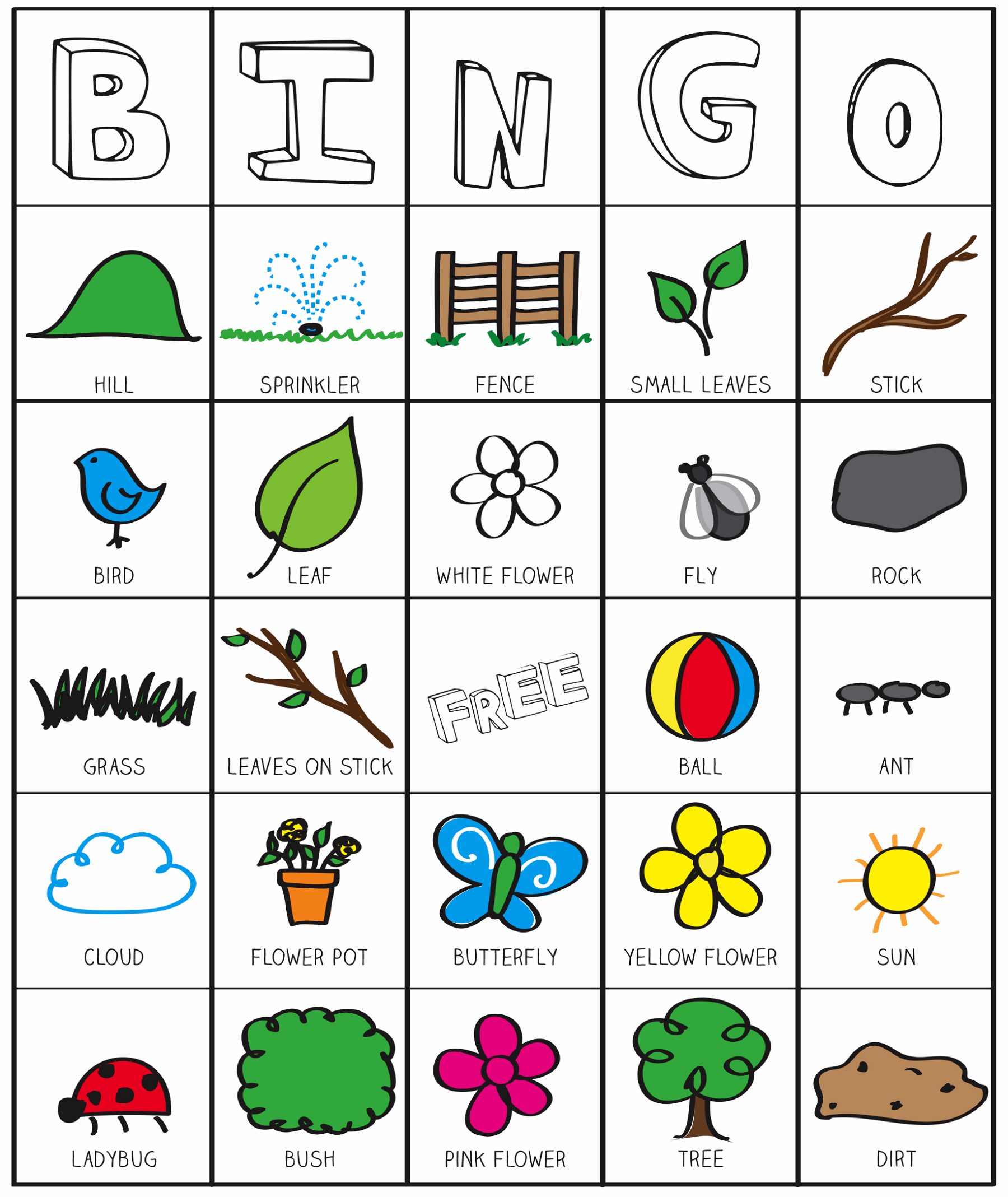 Children 39 s Bingo Printable