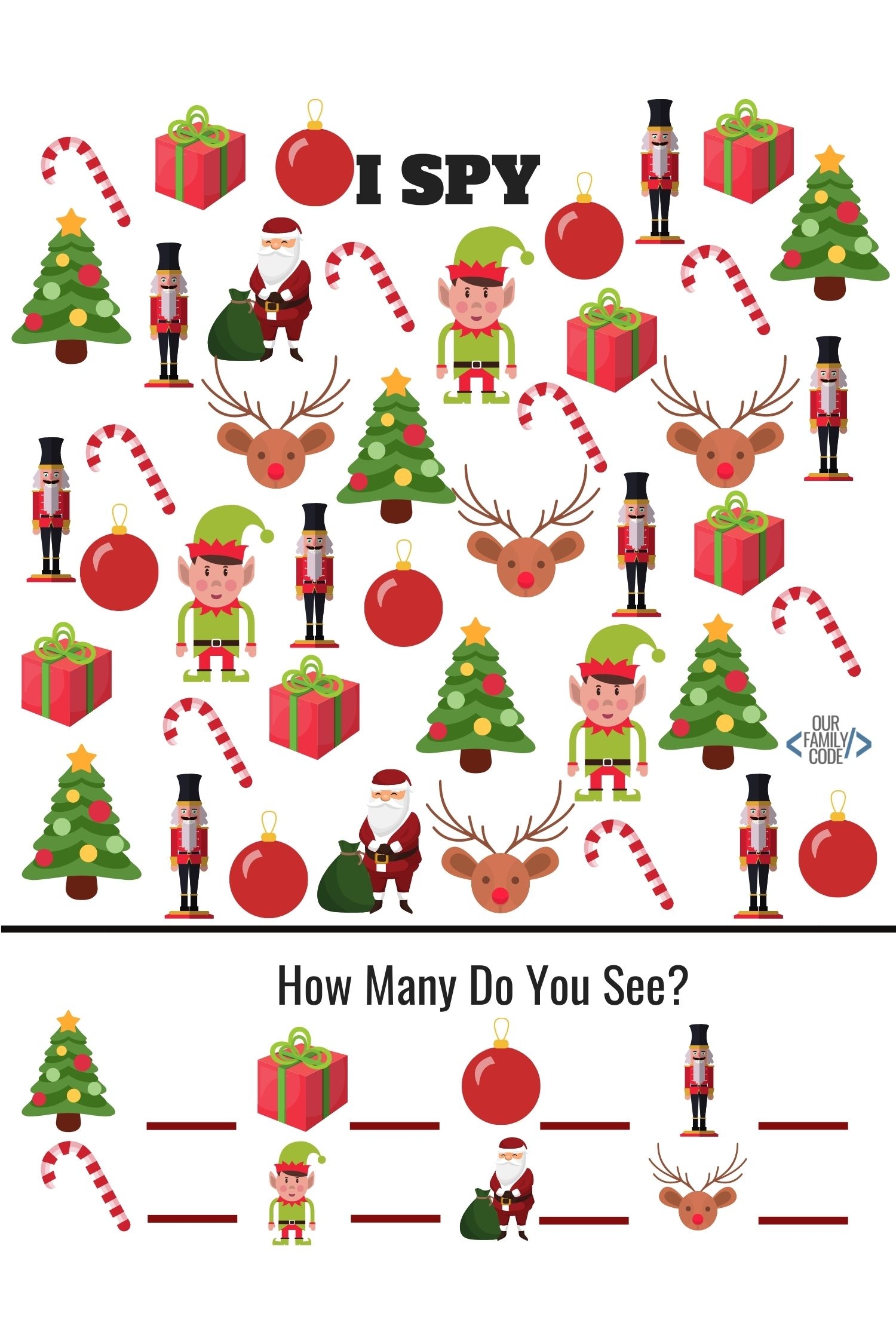 christmas printable activities for kids