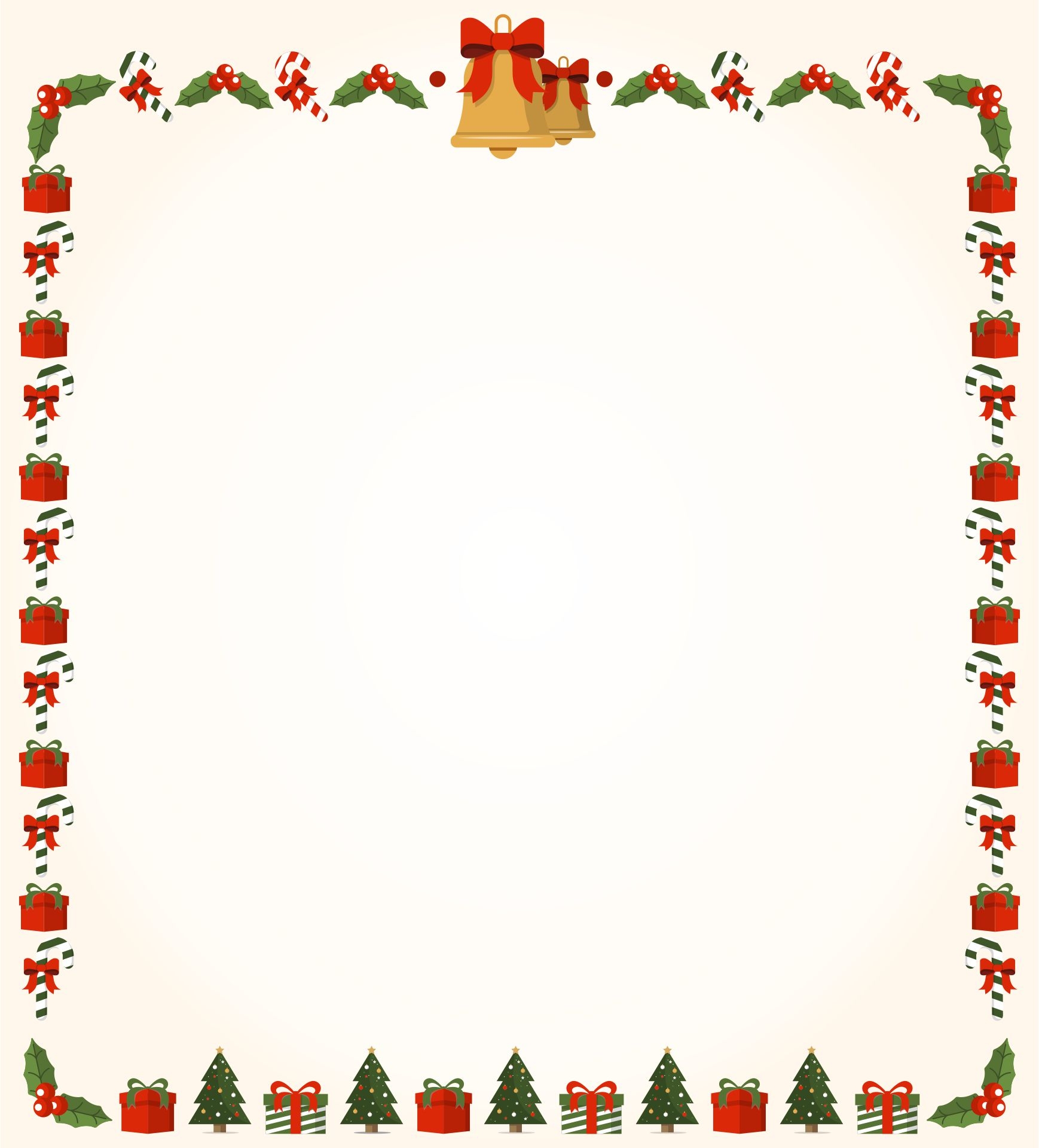 christmas border design printable