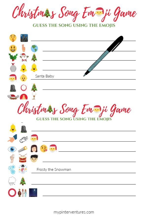 free printable emoji game