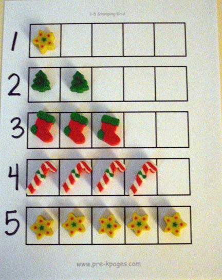 Christmas Math Activities For Preschoolers