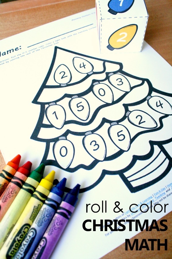 Christmas Math Activities For Preschoolers