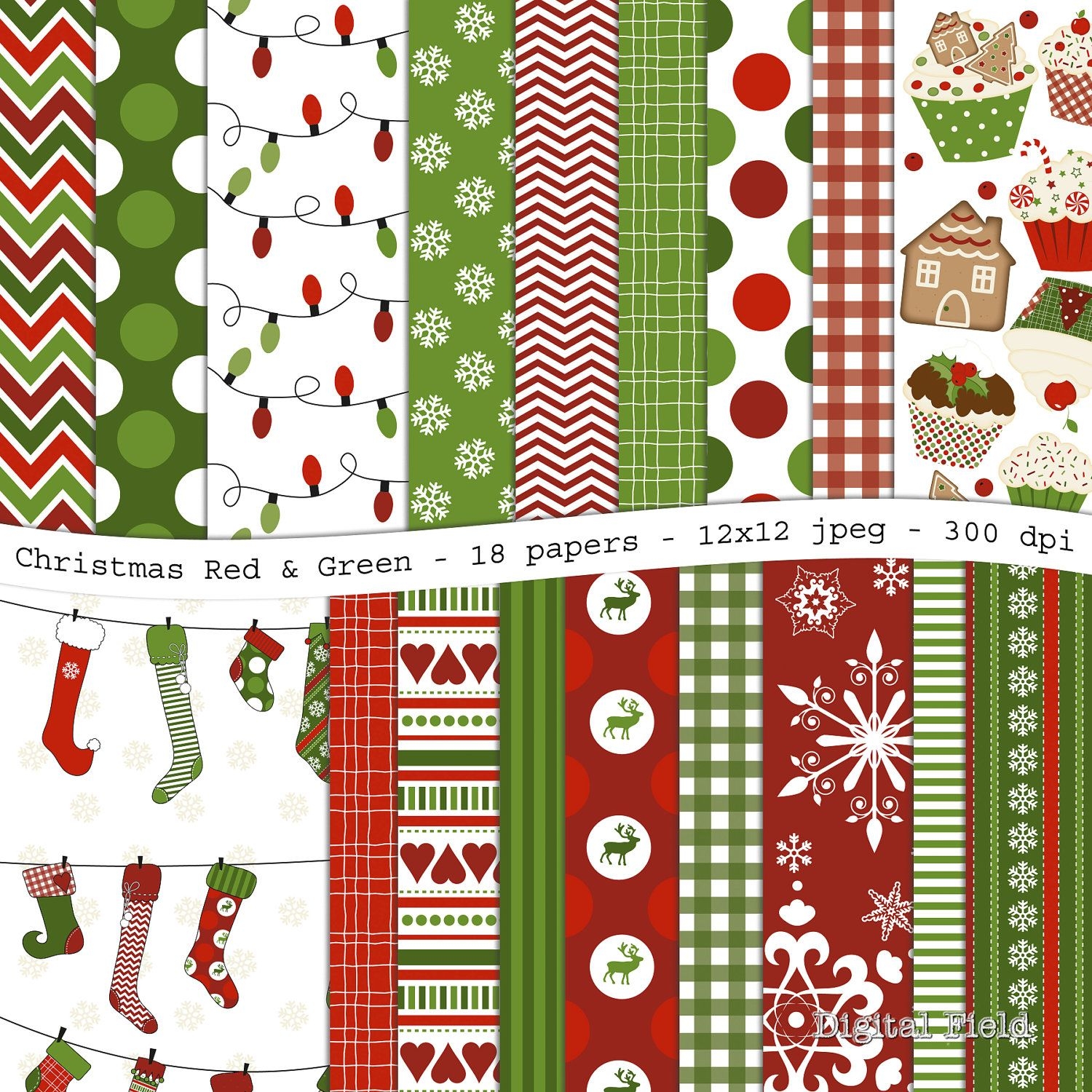 christmas paper design printable