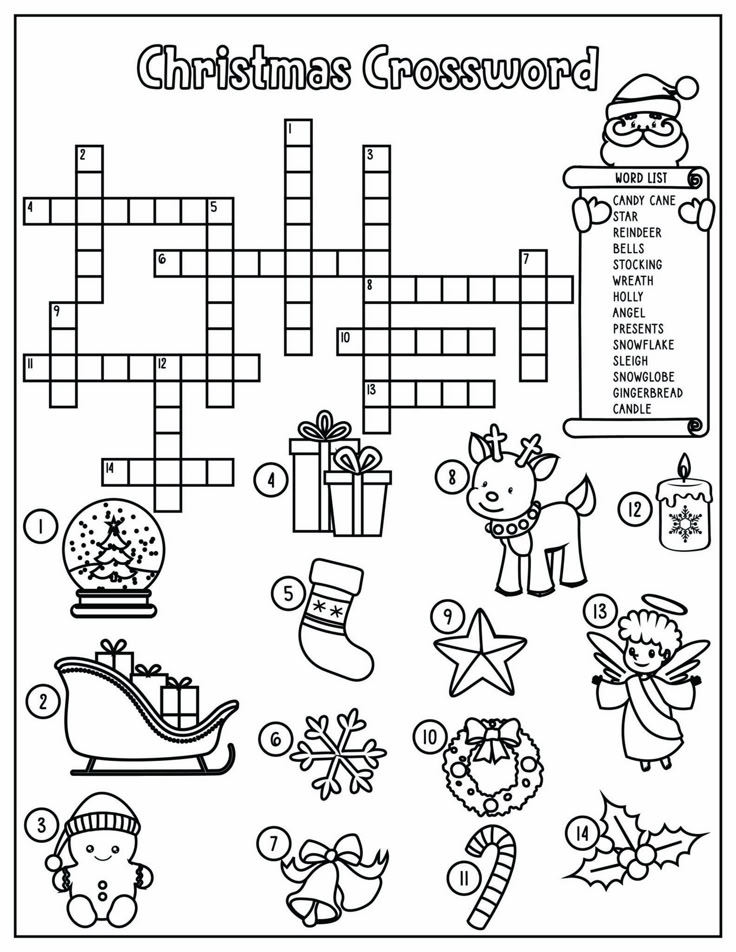 children's christmas activity printables