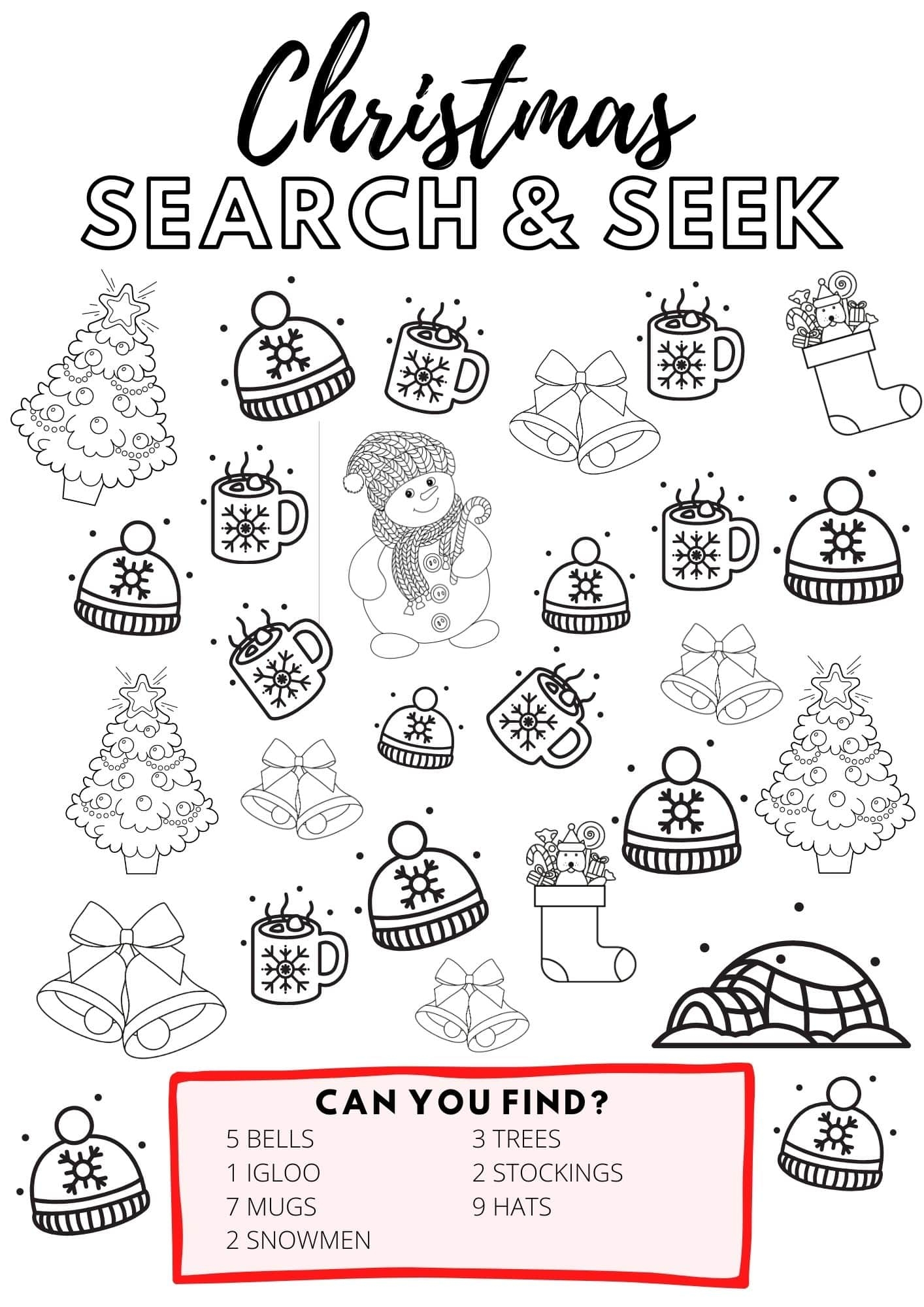 Christmas Printables For Kids