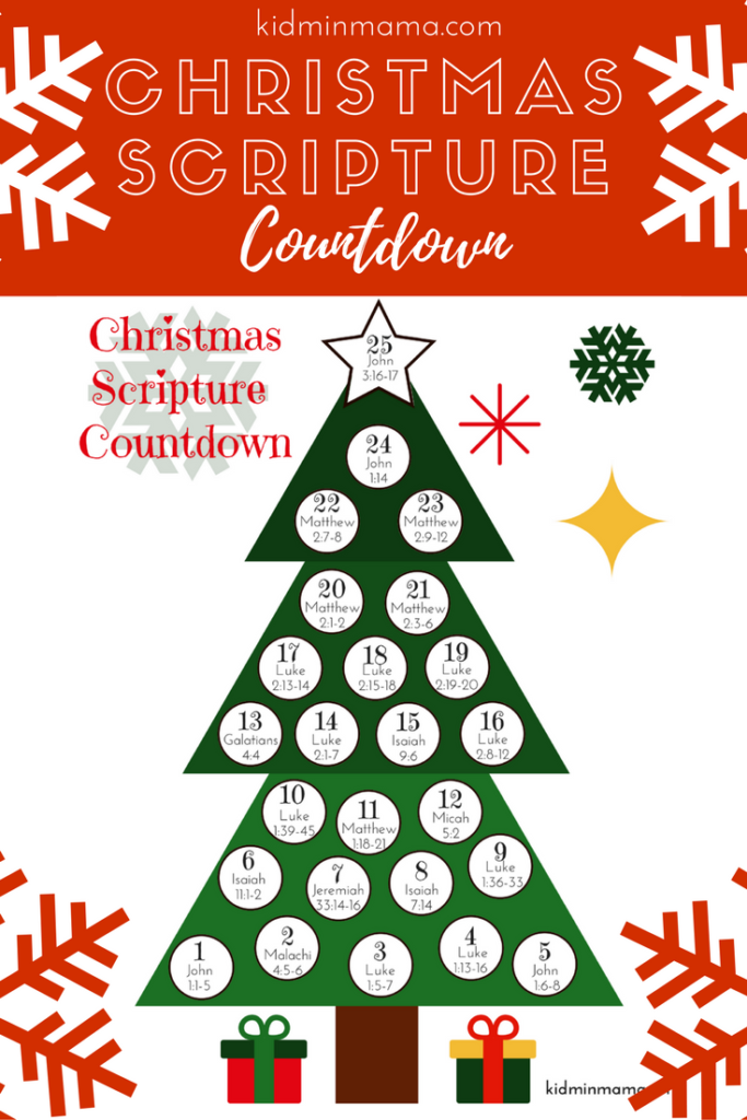 pinfluence 2011 christmas activity scripture countdown chains free printables