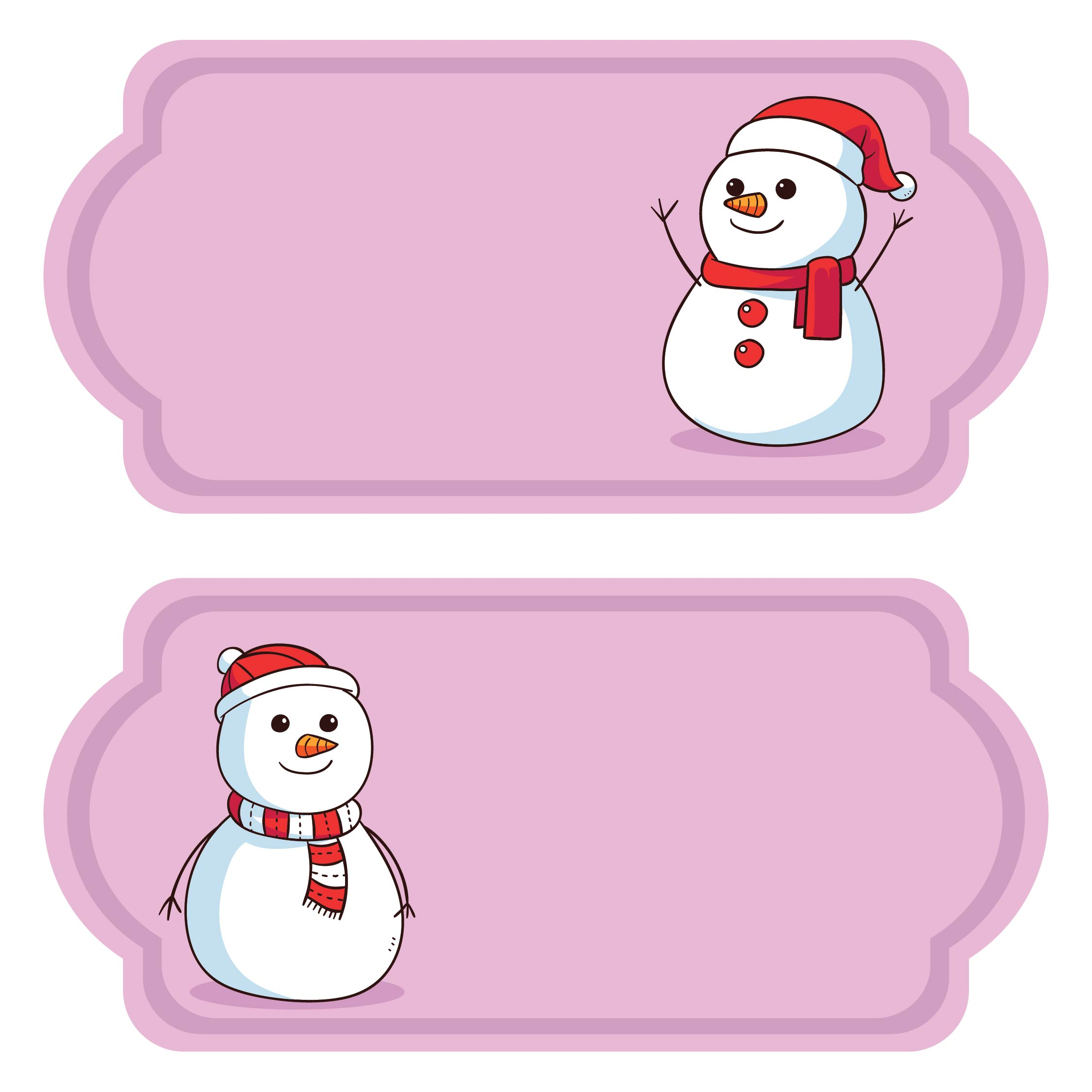 design a snowman printable