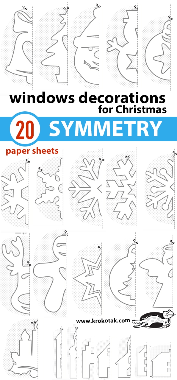 Christmas Window Decorations Printable Psoriasisguru