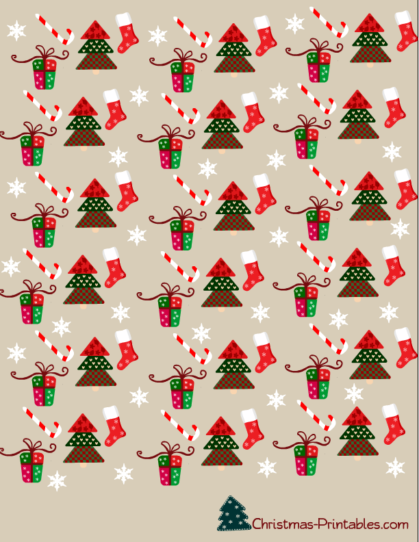 Christmas Wrapper Printable