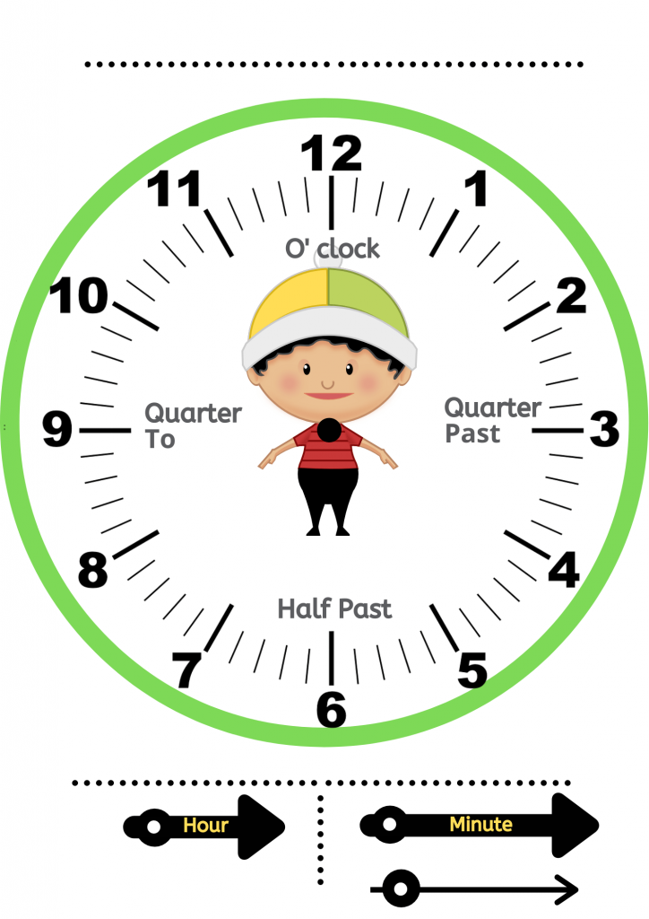Clock Activities Free Printable Learning Clocks DIY Cardboard 