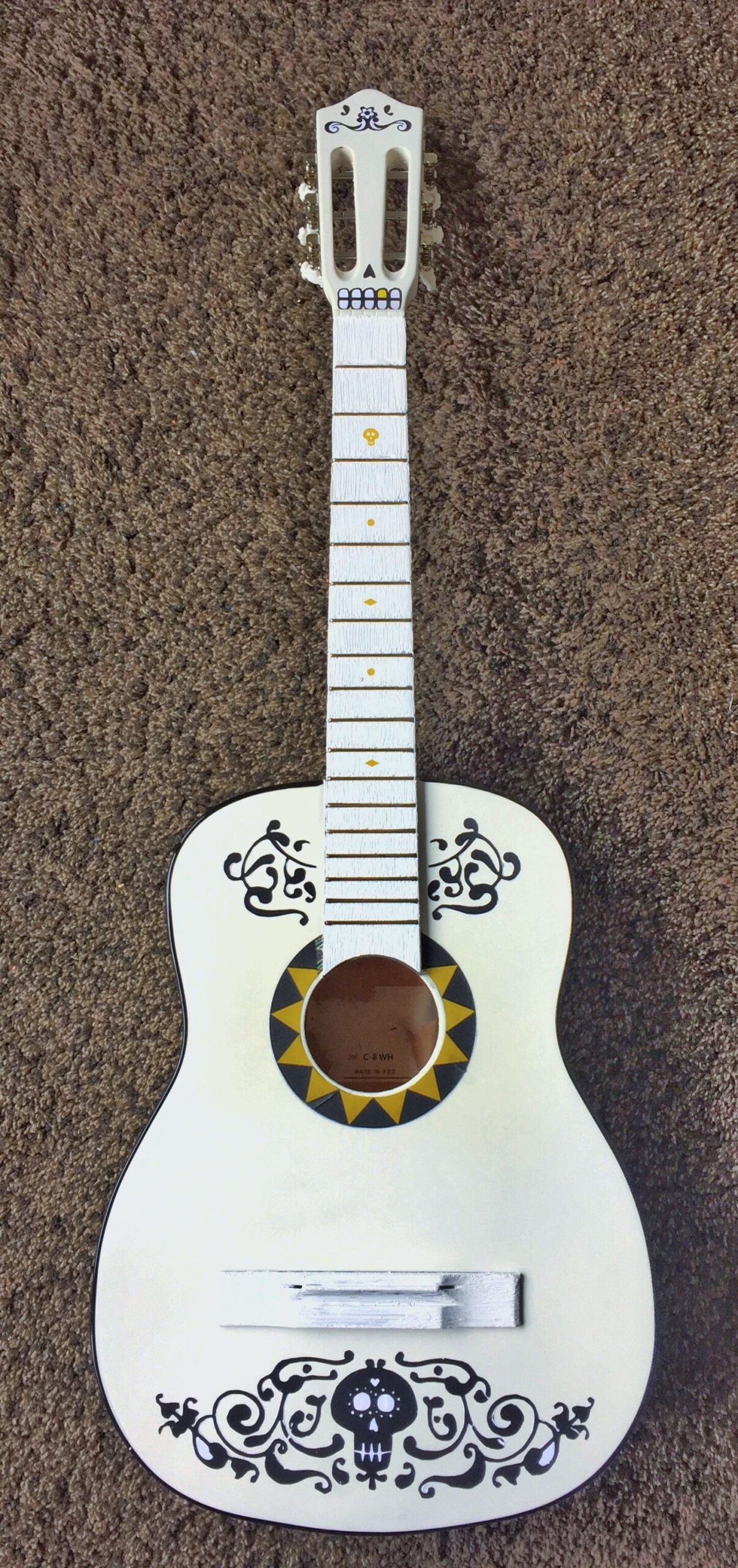 coco guitar design printable