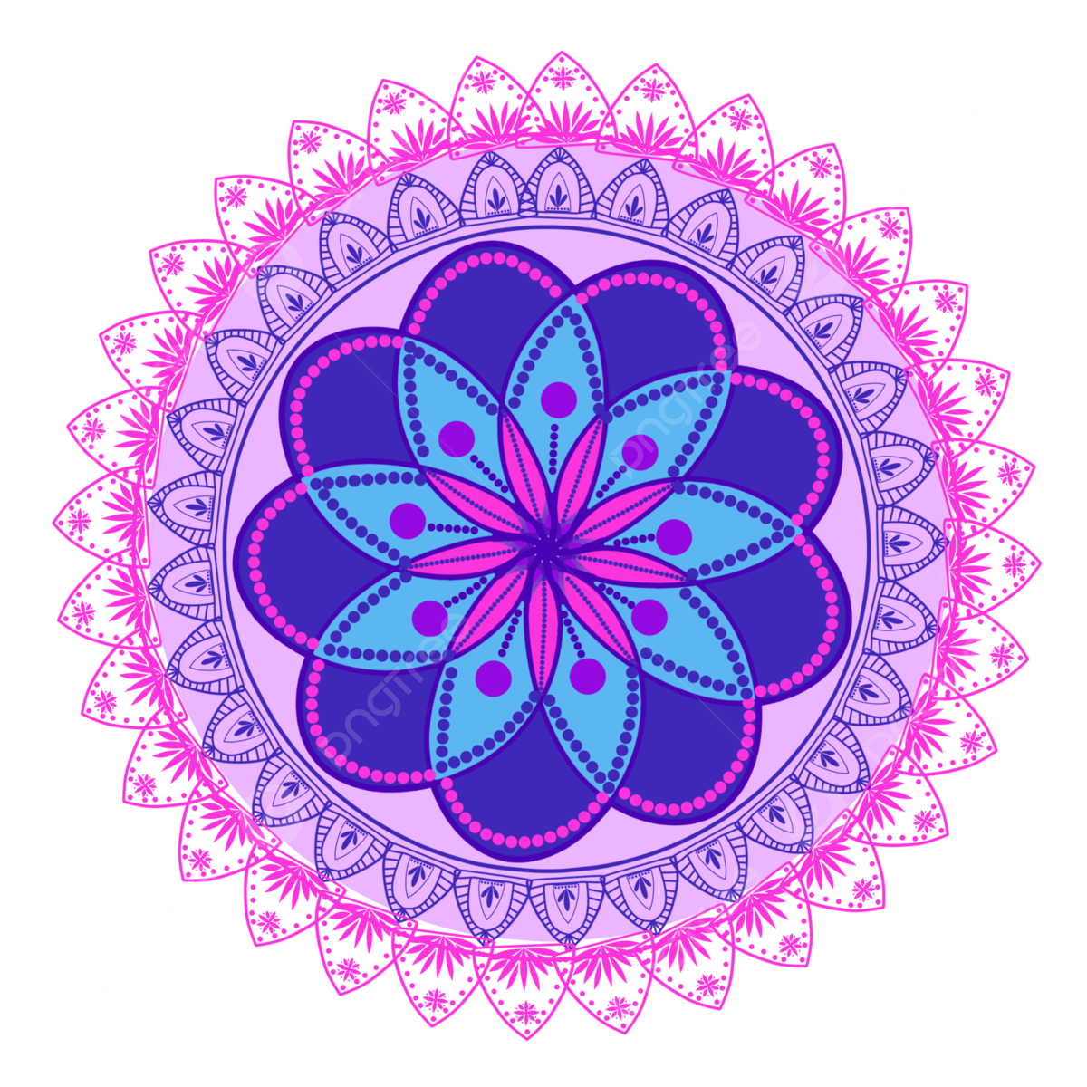 Colorful Mandala Art Mandala Art Mandala Design PNG Transparent 