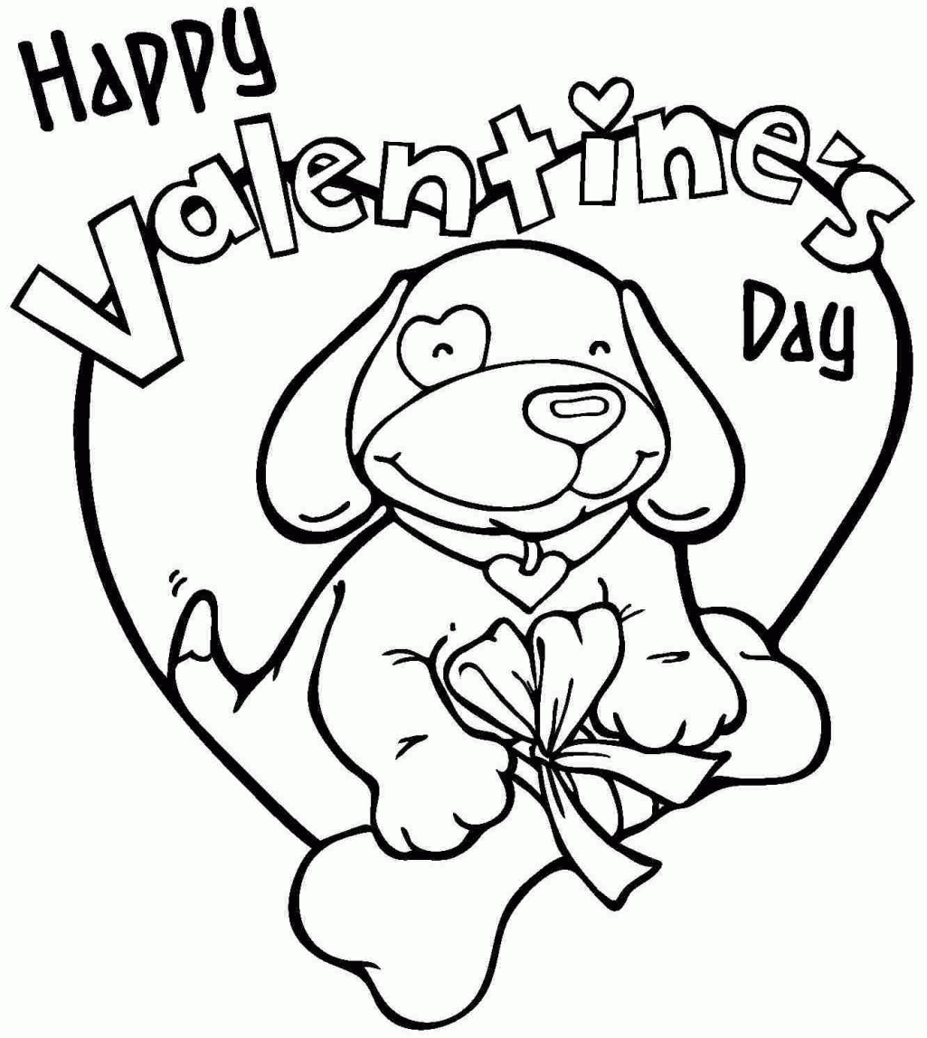 valentines pictures to color printable