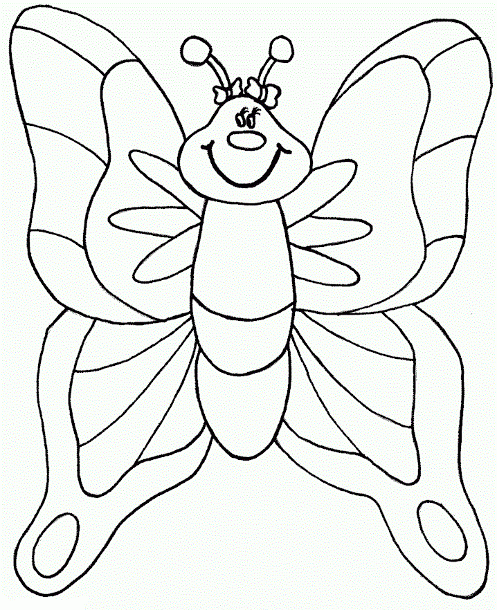 free printable coloring pictures of butterflies