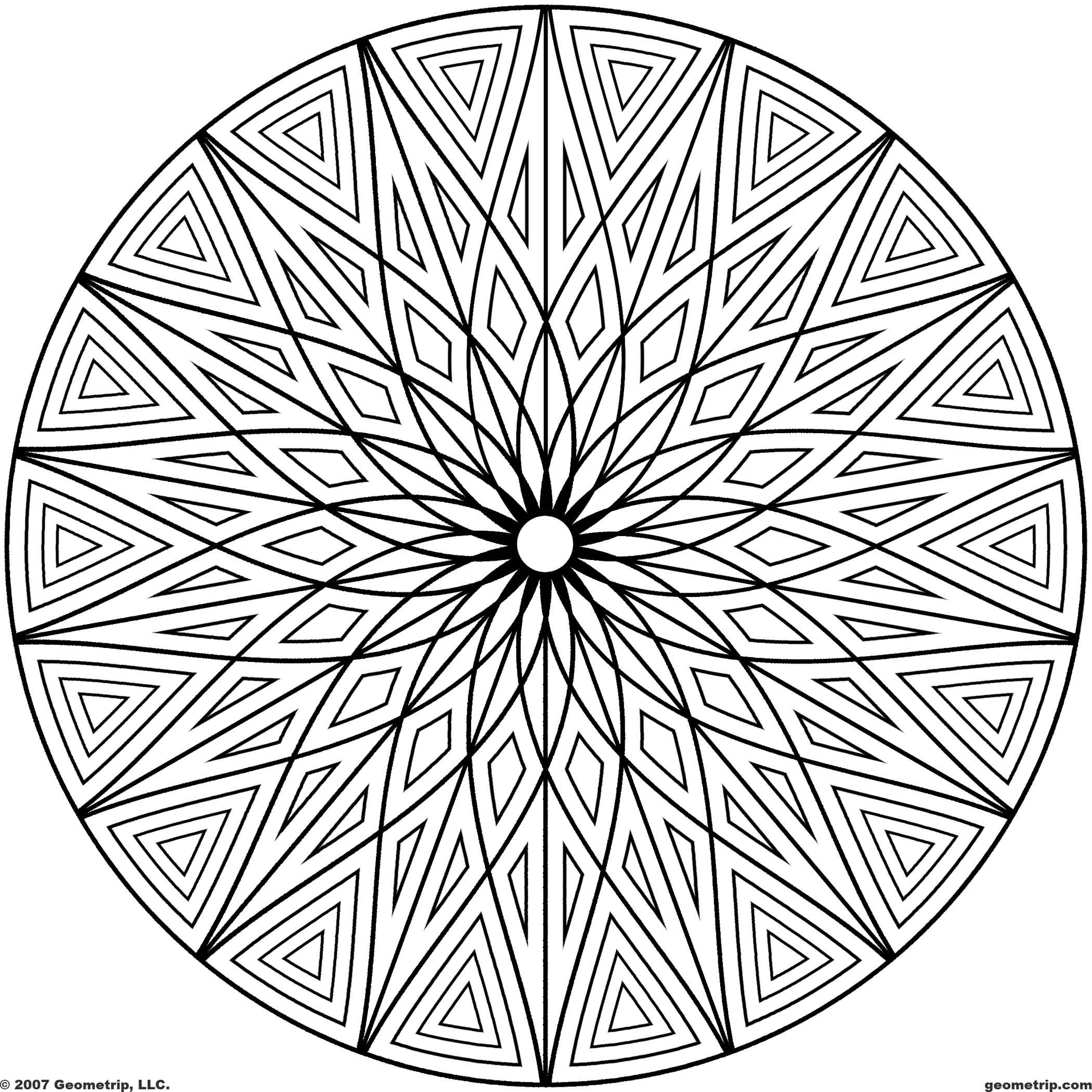 Coloring Pages Abstract Designs Easy Coloring Home