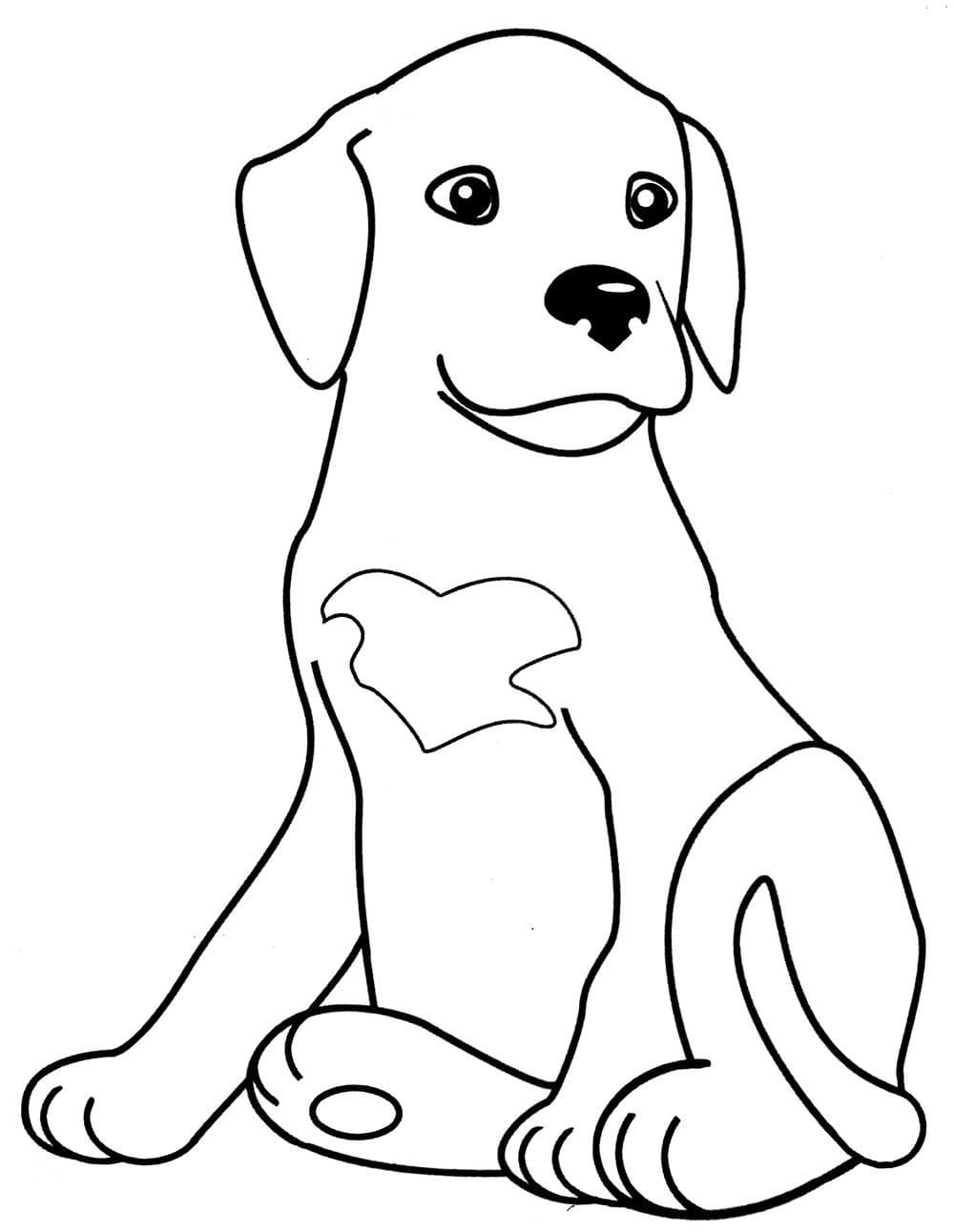 free printable coloring pictures of dogs