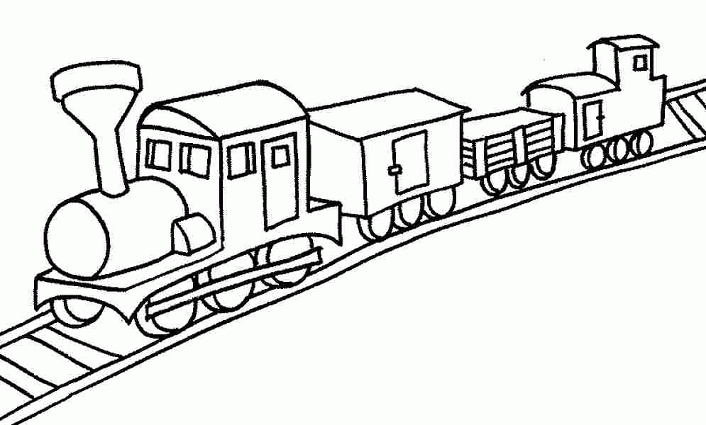 Coloring Trains Printable