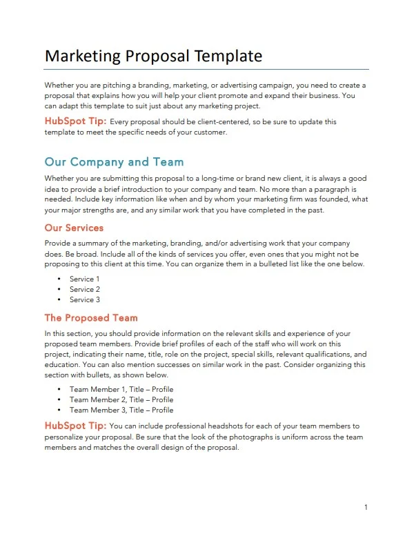 Consulting Proposal Template For Winning Clients