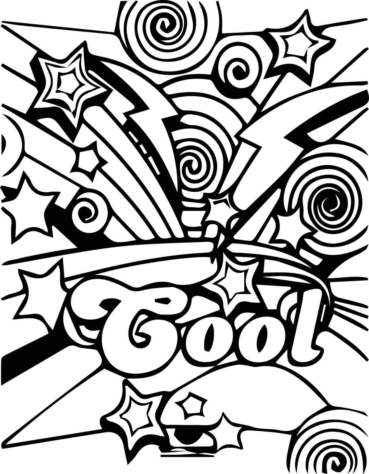 free printable coloring pages of cool designs