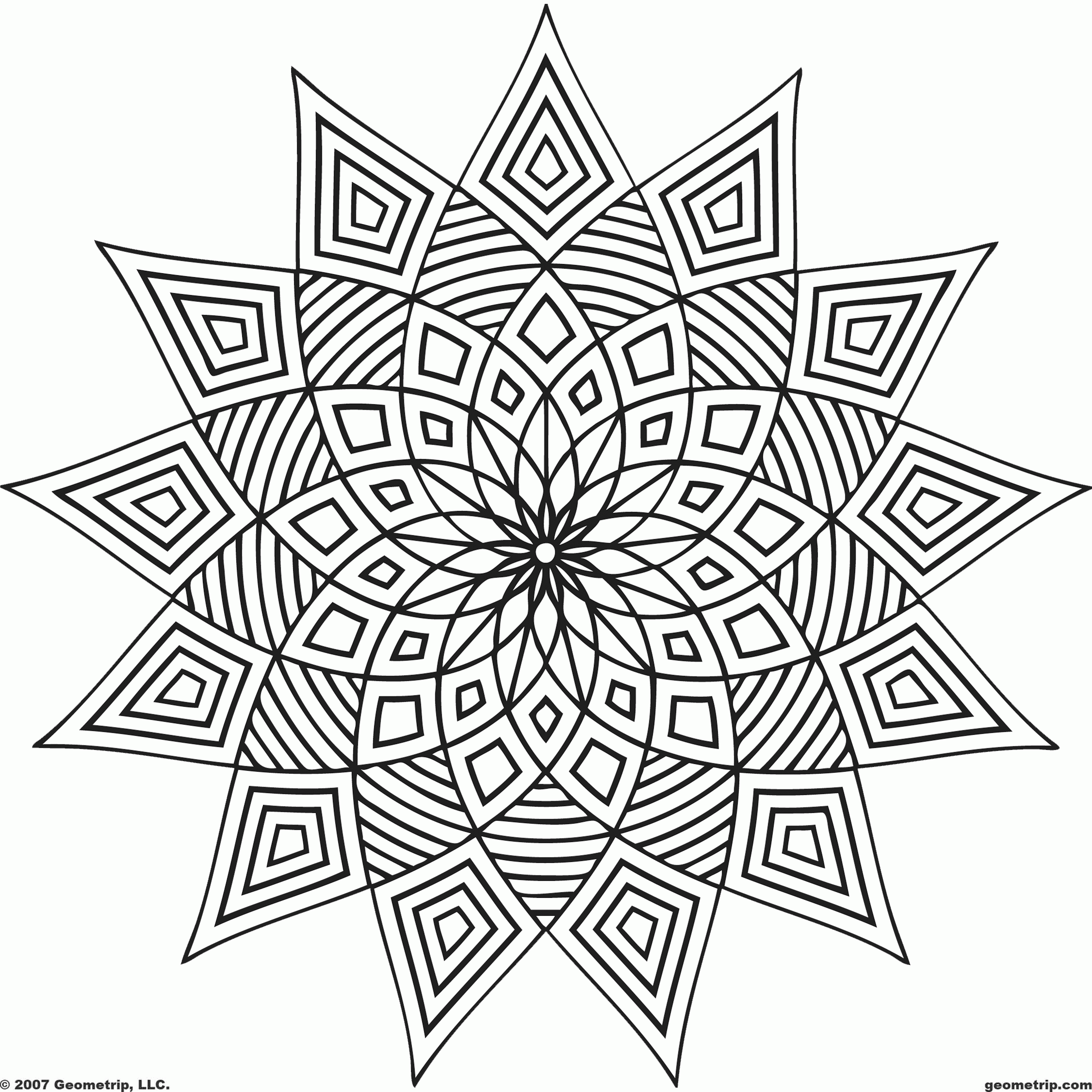 coloring designs printable free