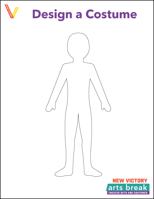 costume design template printable