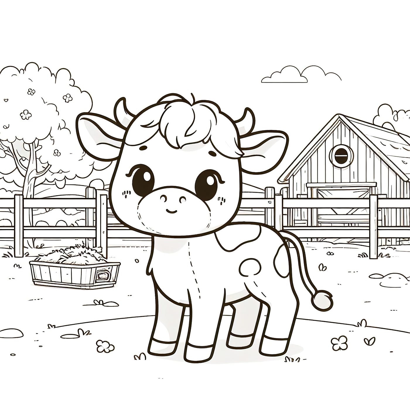 free printable cow pictures