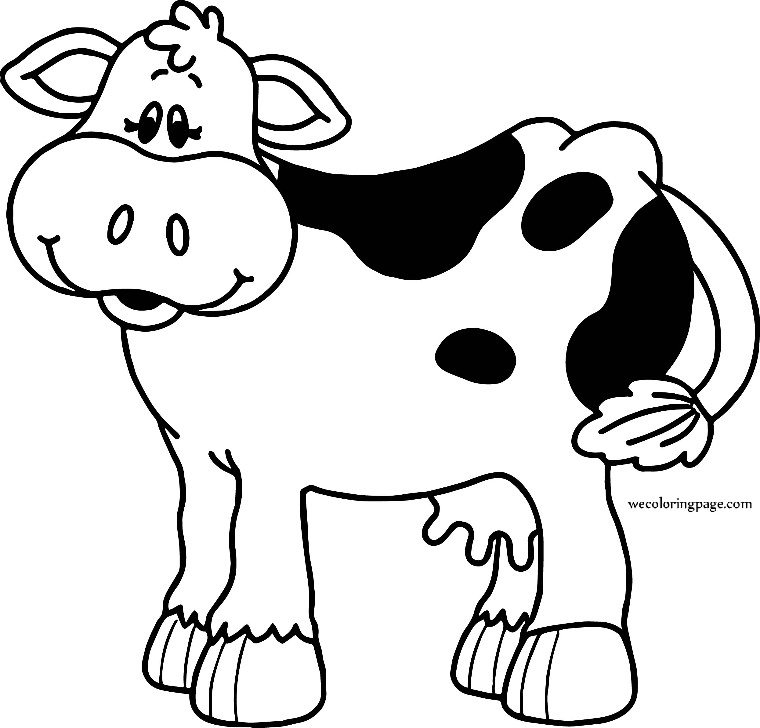 Cow Printable Coloring Pages
