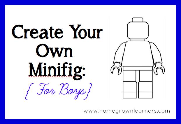 design your own lego minifigure printable