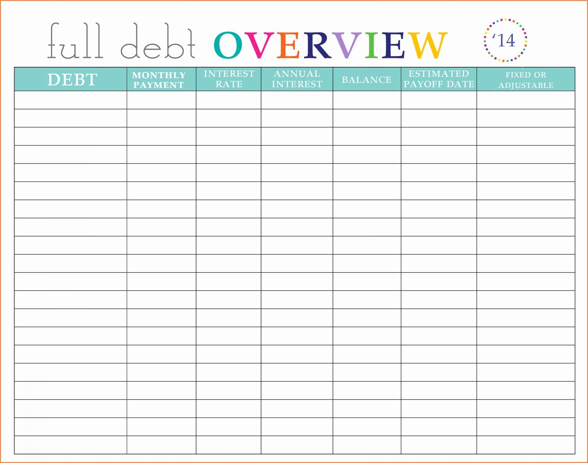 Credit Card Payment Spreadsheet Template Sarseh