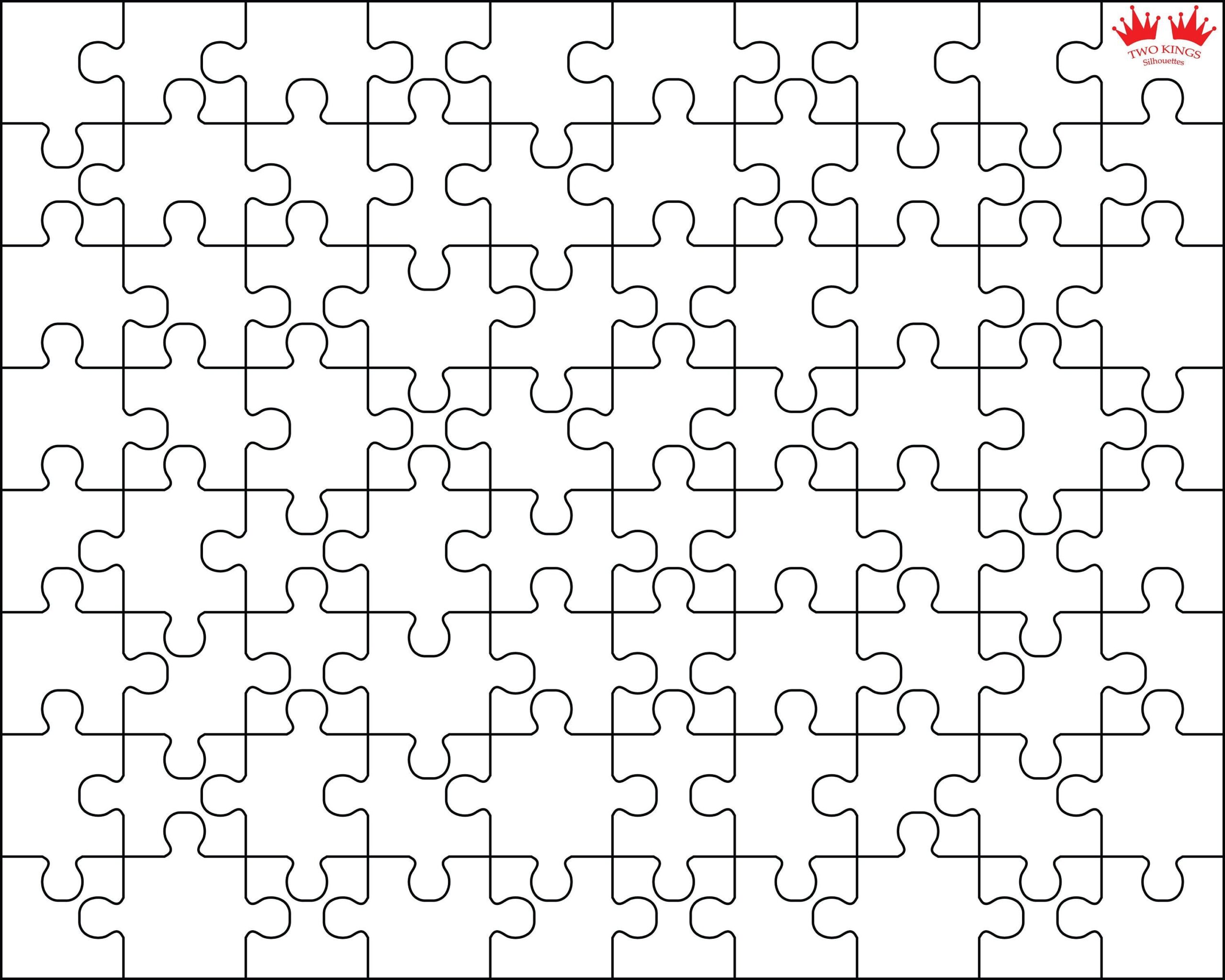 Cricut Puzzle Template