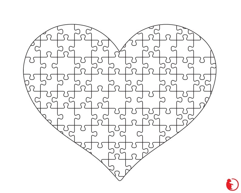 cricut puzzle template free
