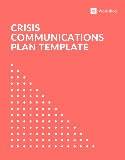 crisis comms plan template