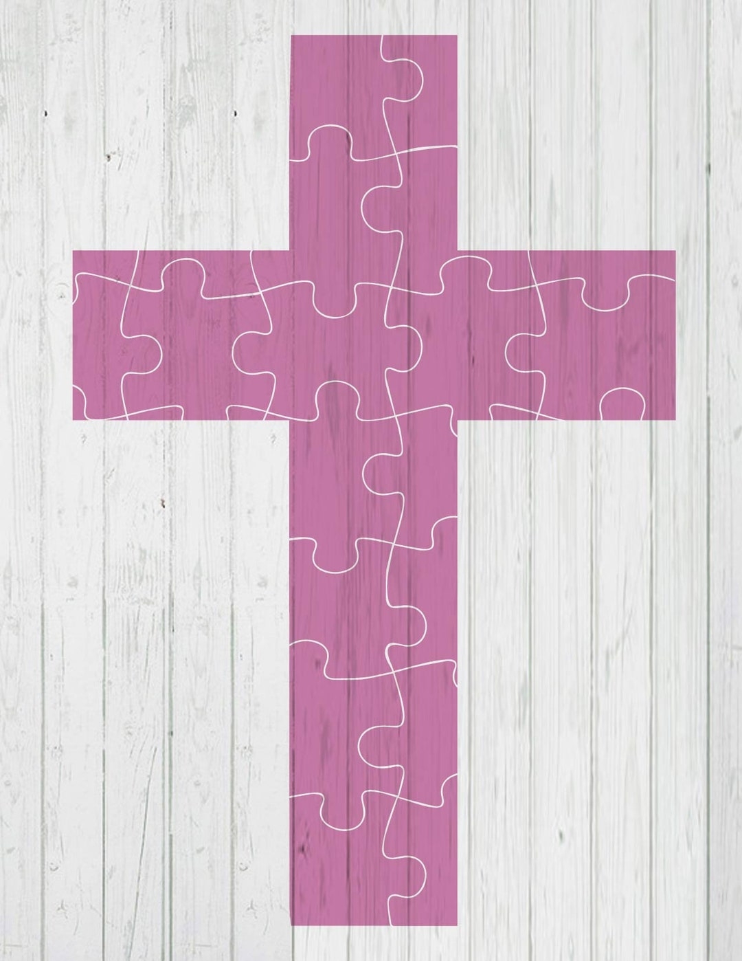 Cross Puzzle Template Svg Dxf Png Ai Files Etsy