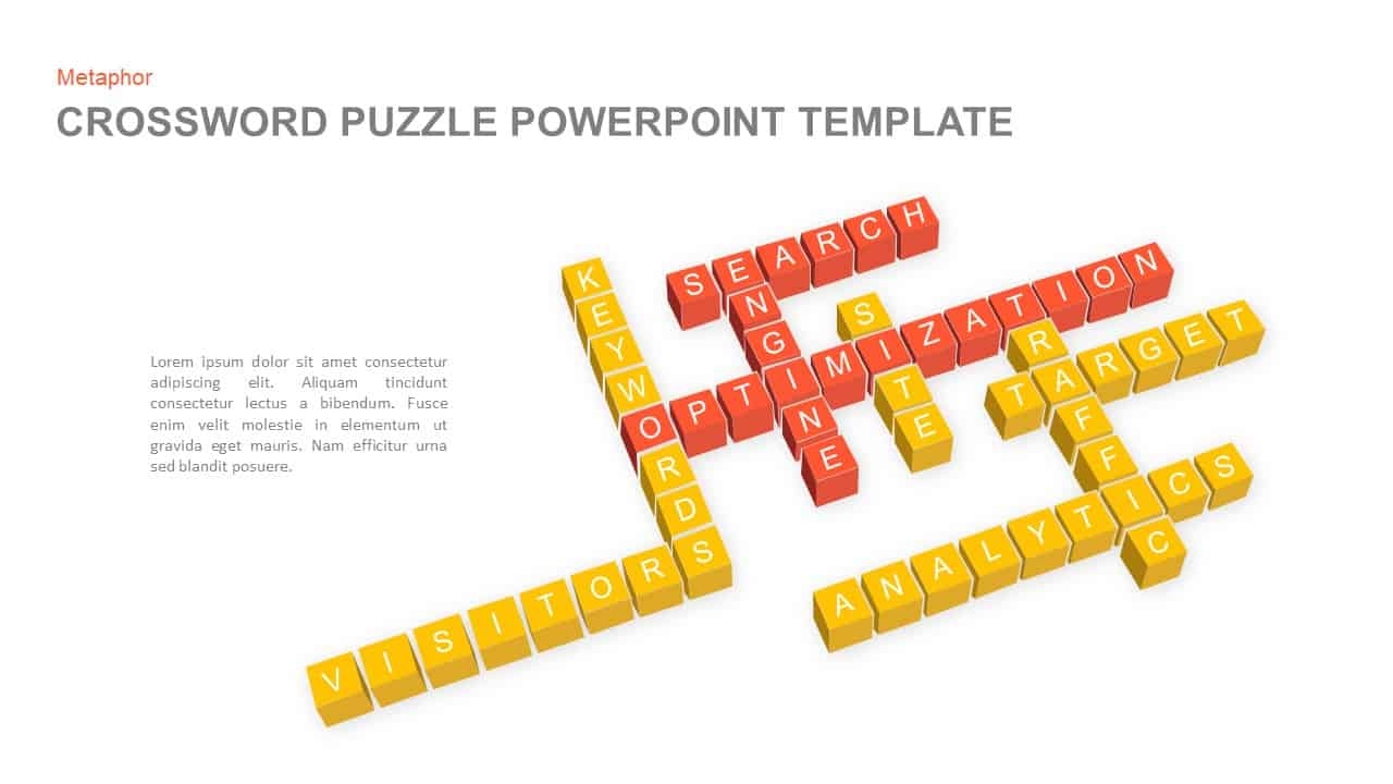 Crossword Puzzle PowerPoint Template Slidebazaar