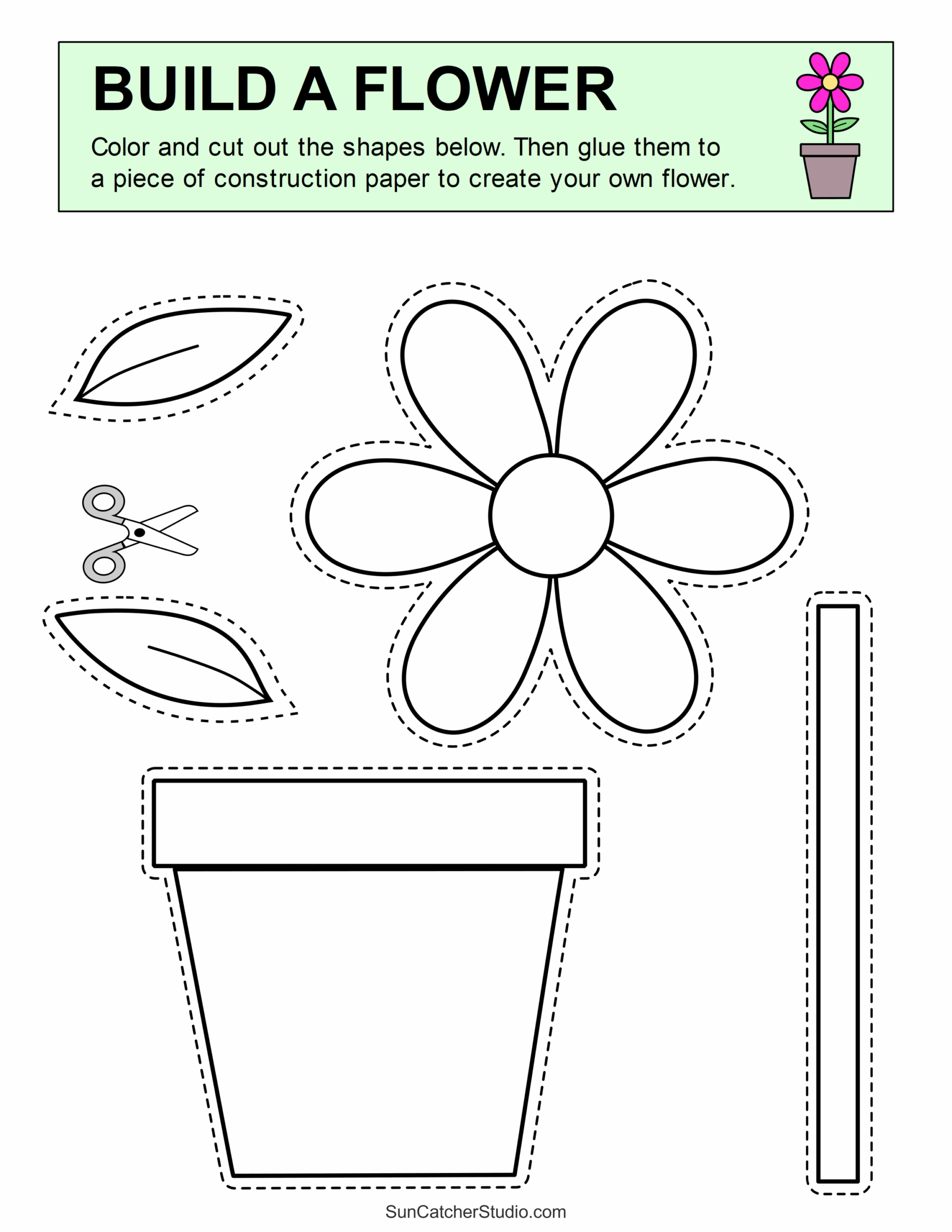 cut and paste printable activities