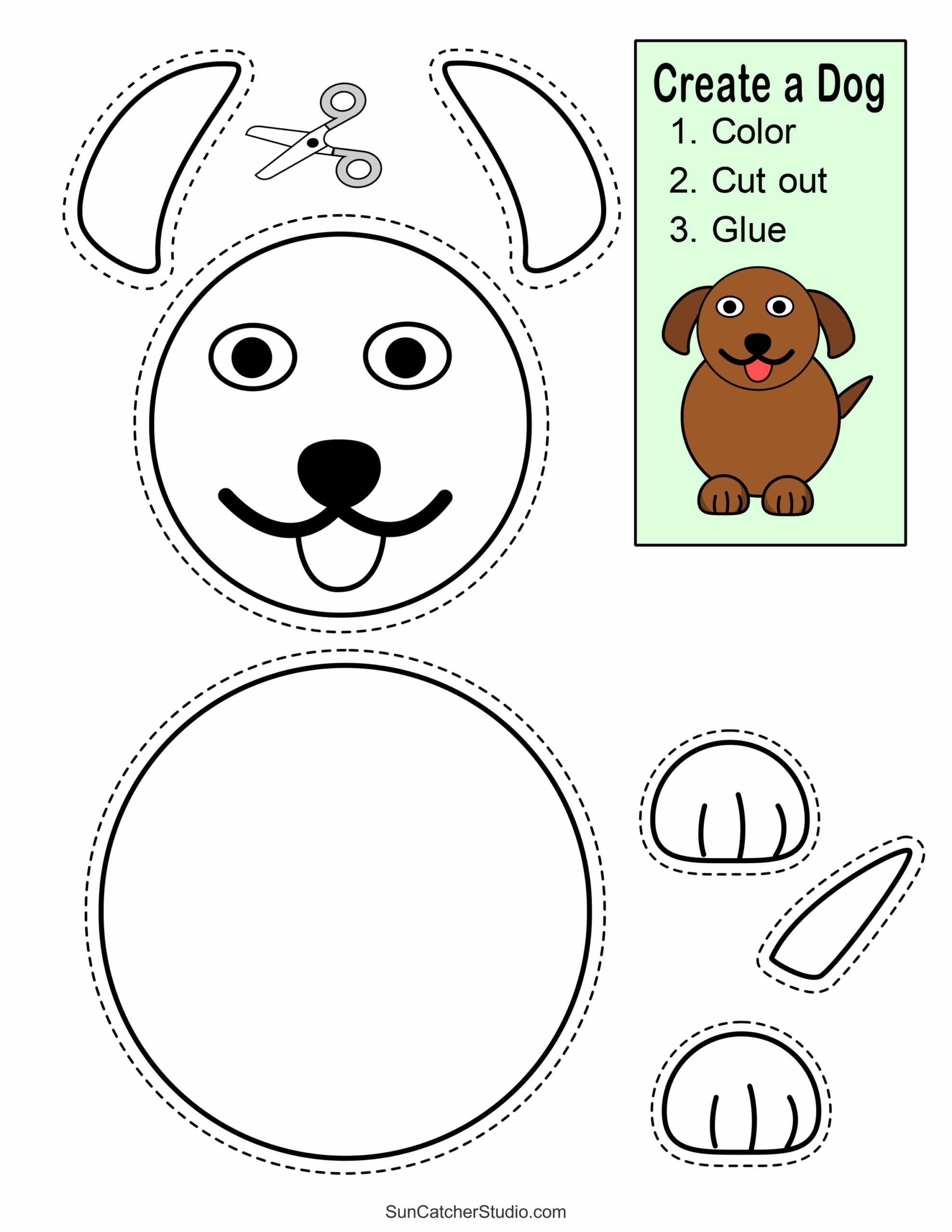 superhero cut and paste activities printable