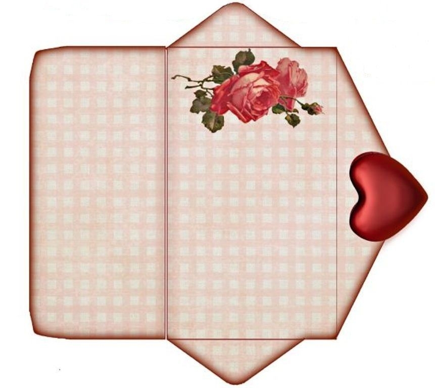Cute Printable Cute Envelope Pattern