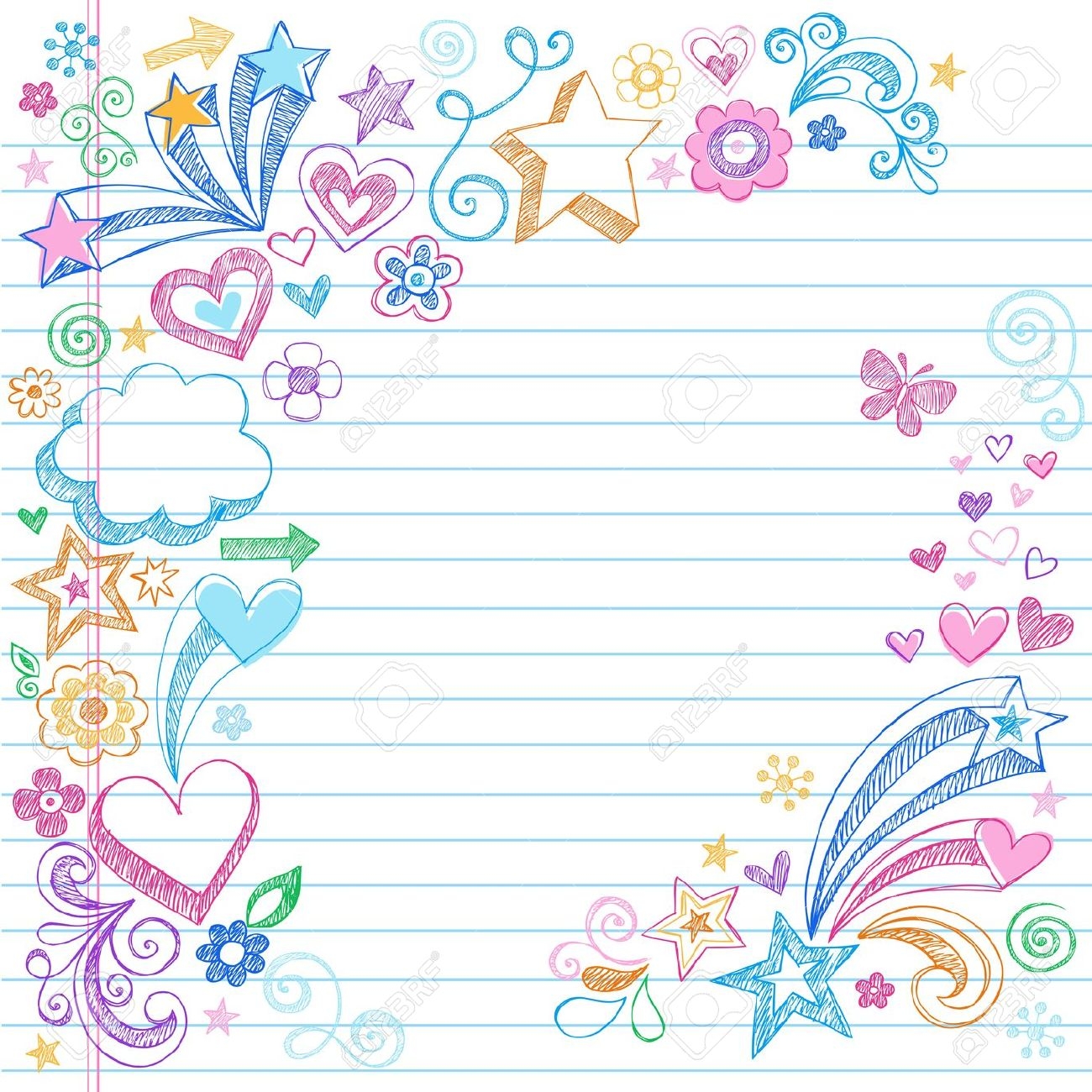 Cute Printable Notebook Paper