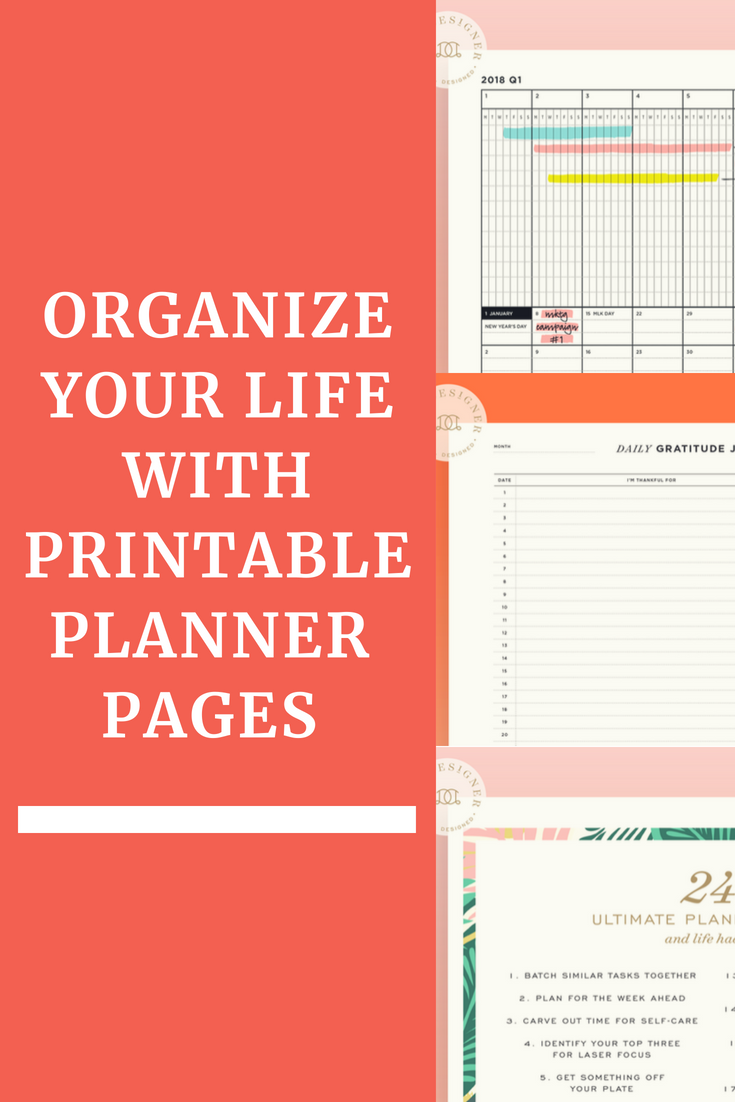 Day Designer Printables