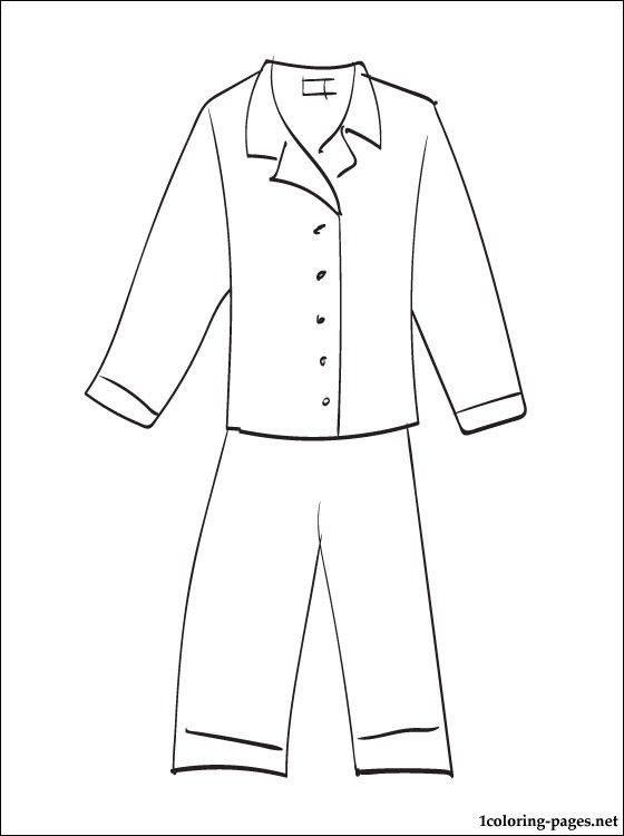 Decorate Your Own Pajamas Coloring Page Tedy Printable Activities