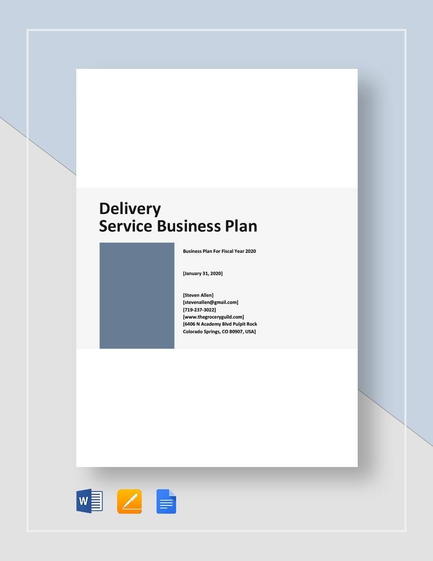 buisiness plan template